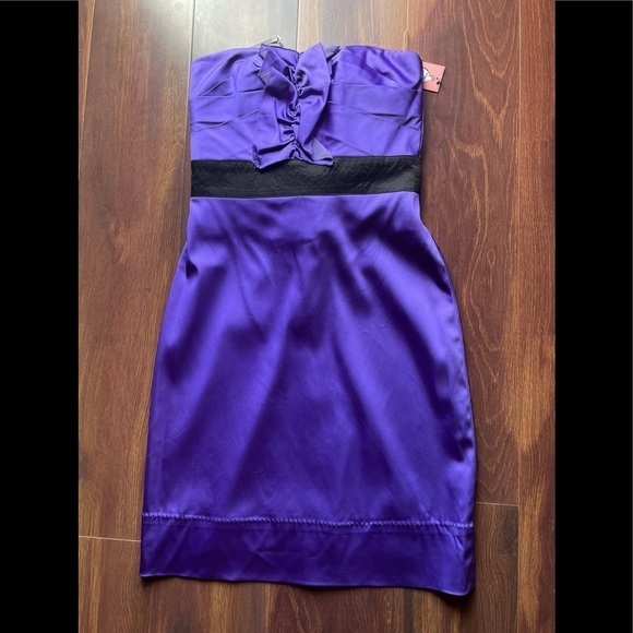 🍁SALE🍁 PHOEBE COUTURE Strapless Dress size 0 - Picture 1 of 12